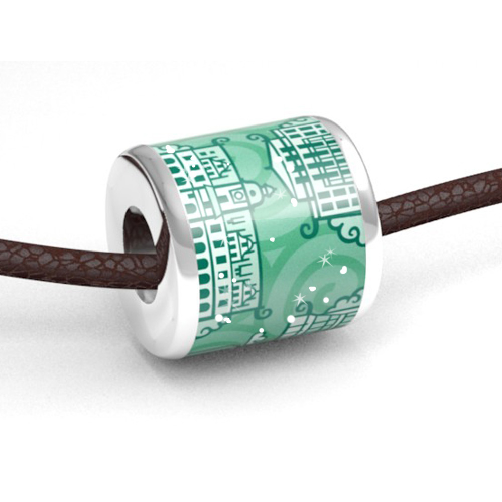 Leipziganhänger grün-türkis