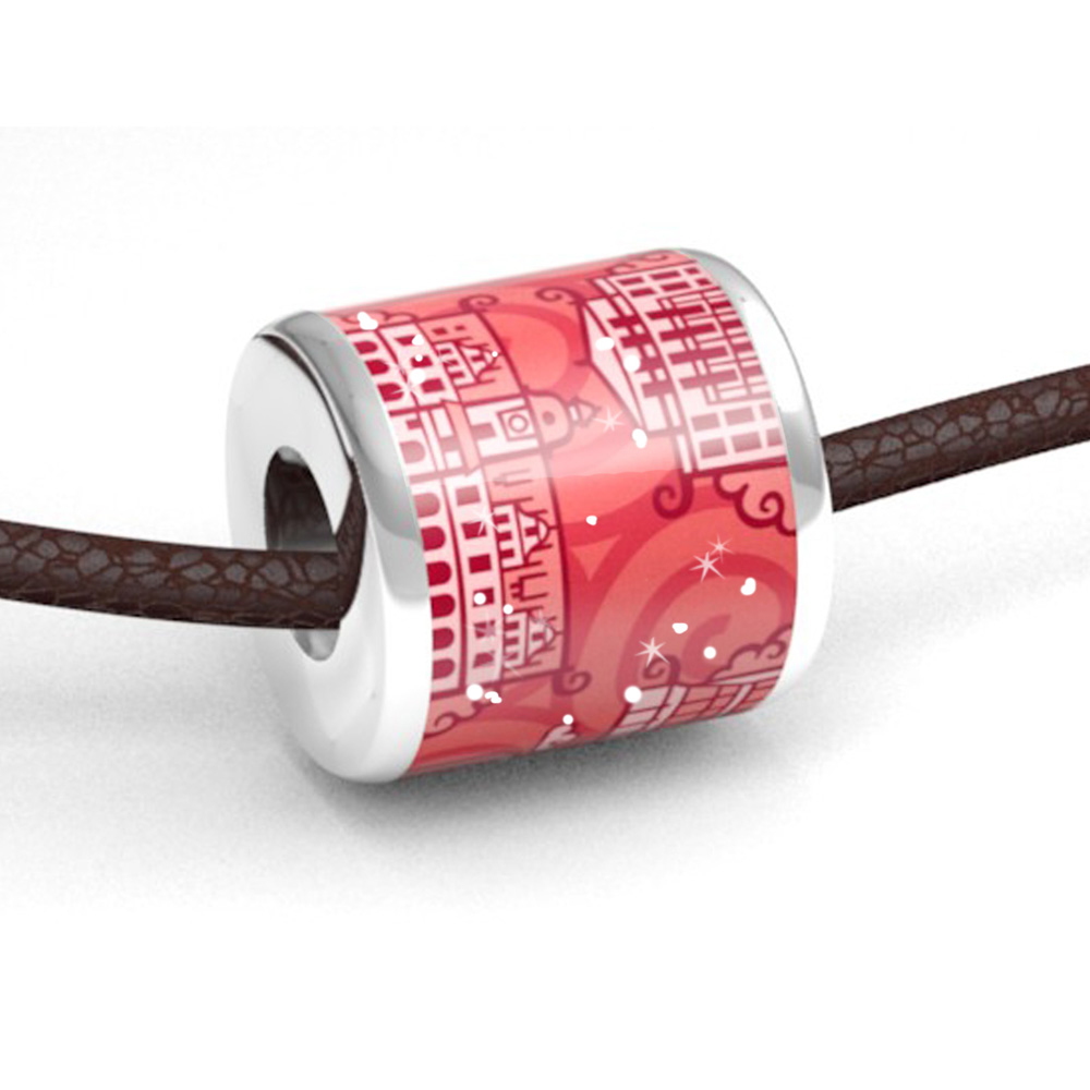 Leipziganhänger rot-rose