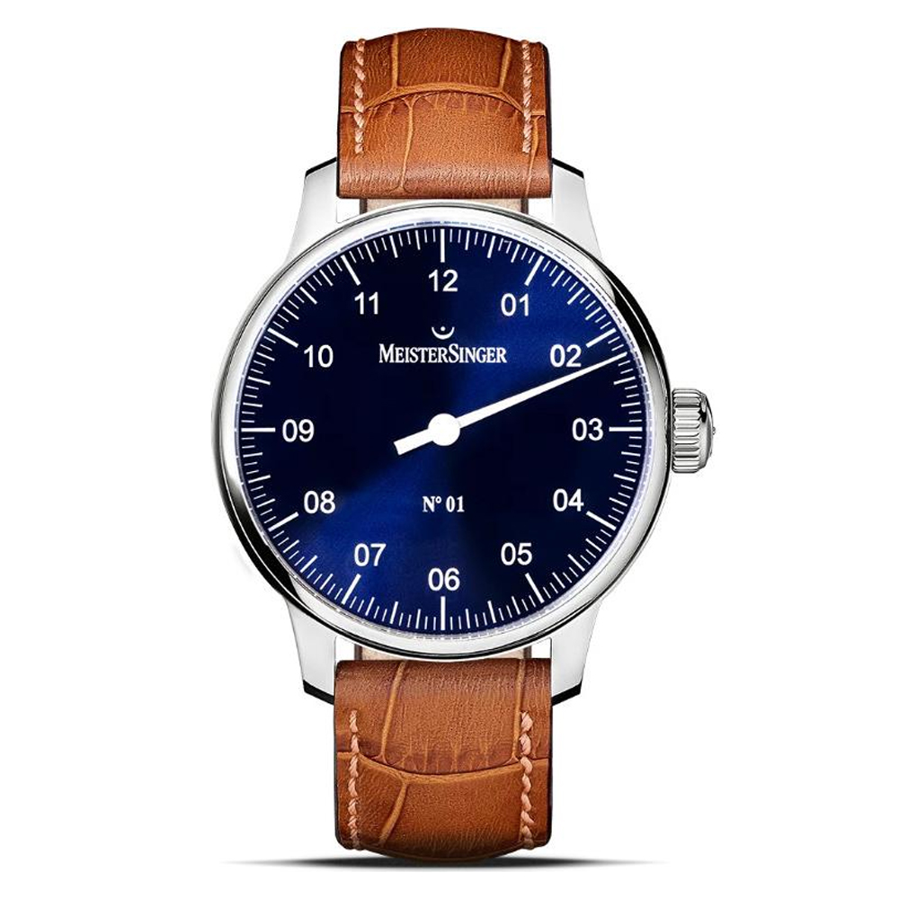 MeisterSinger N° 01 blau 43mm